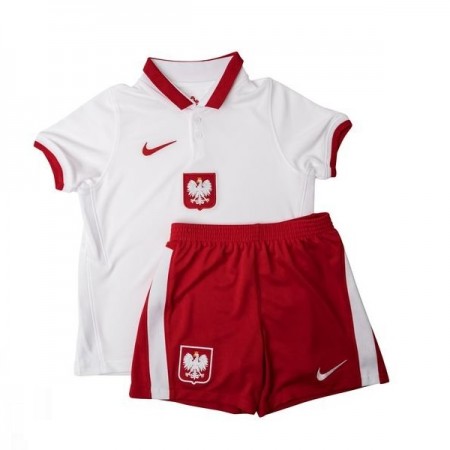 Fußballtrikots Polen Kinder Heim Trikotsatz EURO 2020
